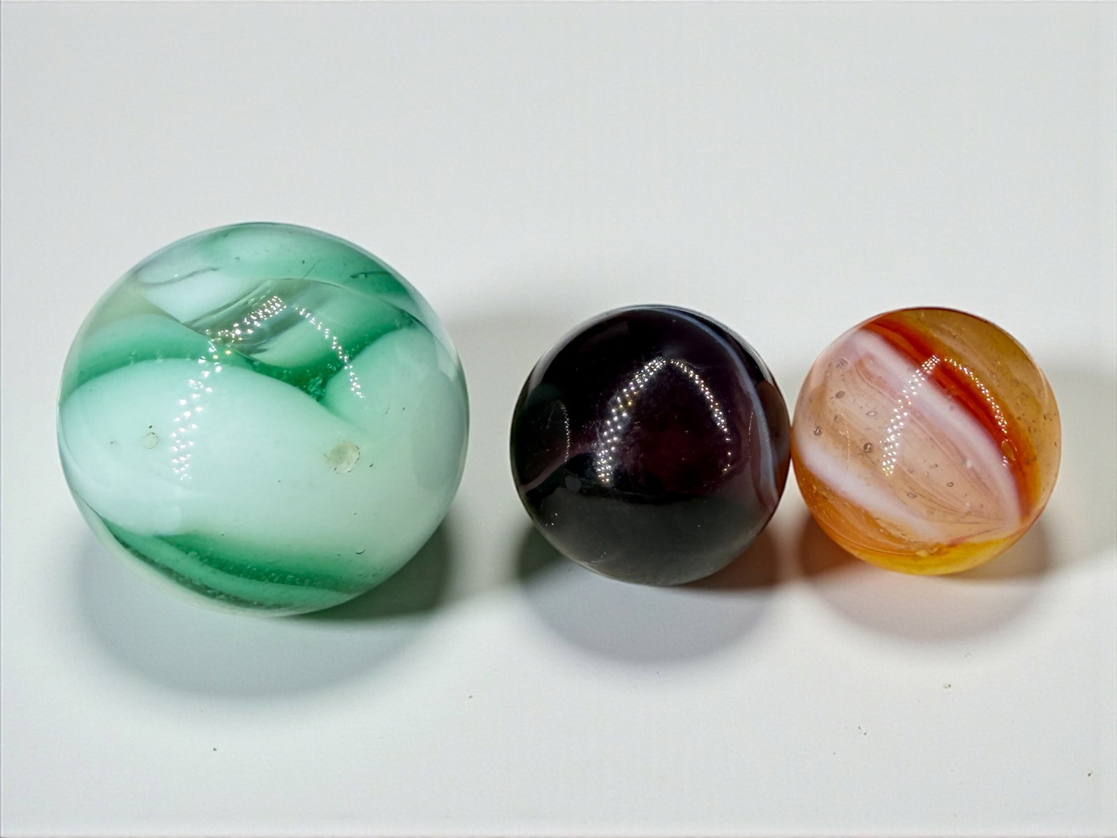 (3) Vintage Marbles (H) (1 of 2)