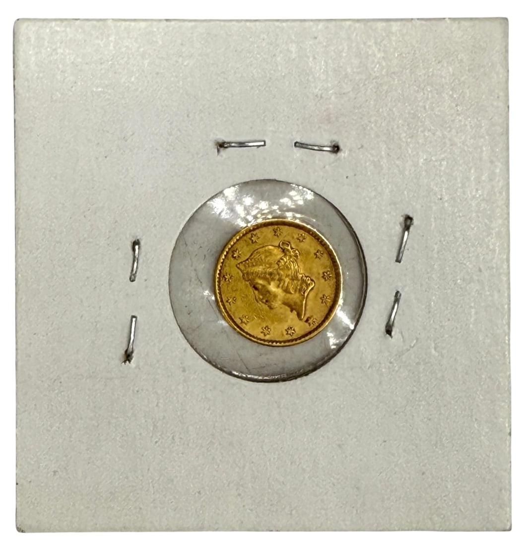 1853 Gold One Dollar Coin (1 of 2)