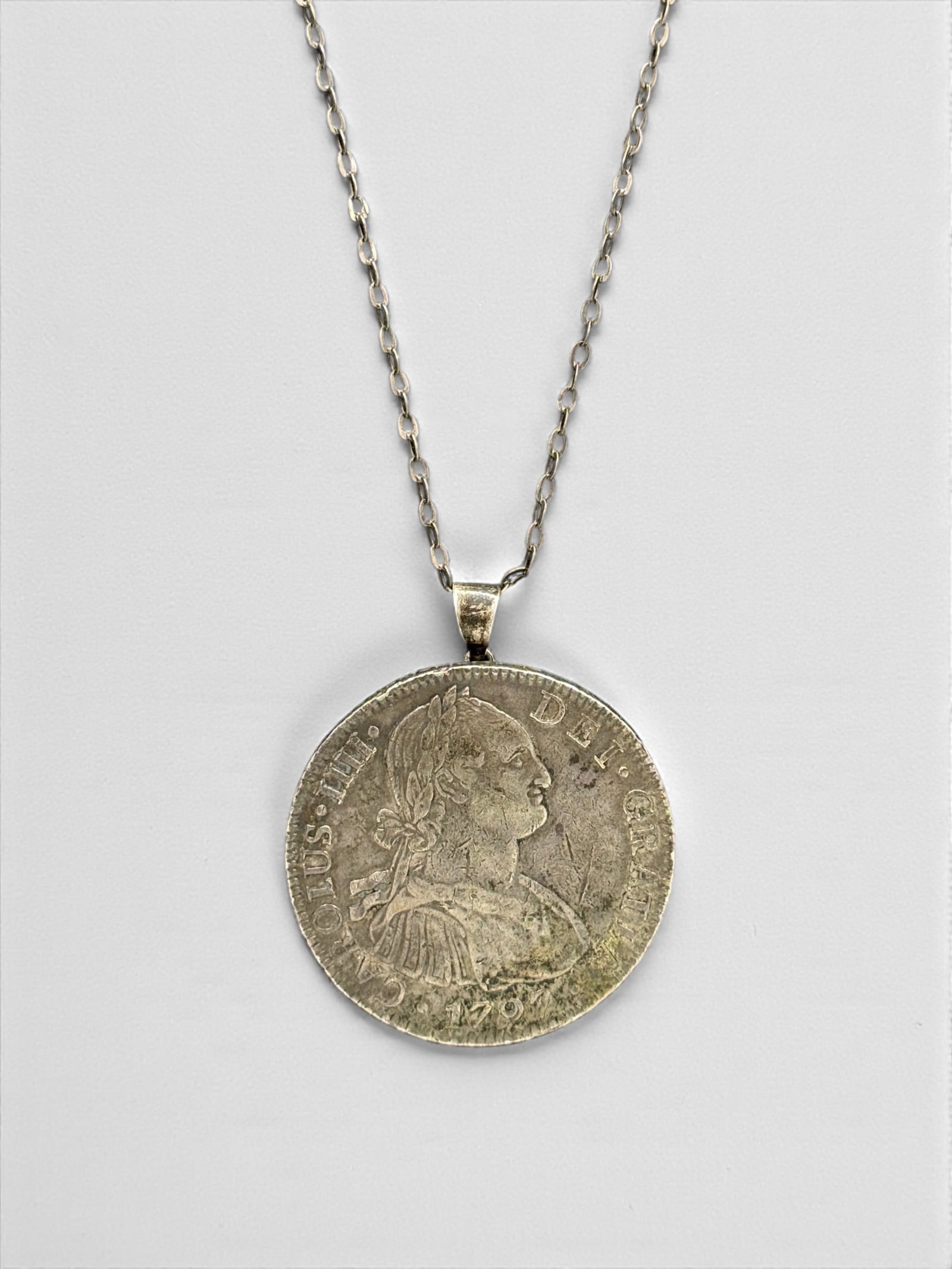 1797 Silver Coin Necklace (1 of 5)
