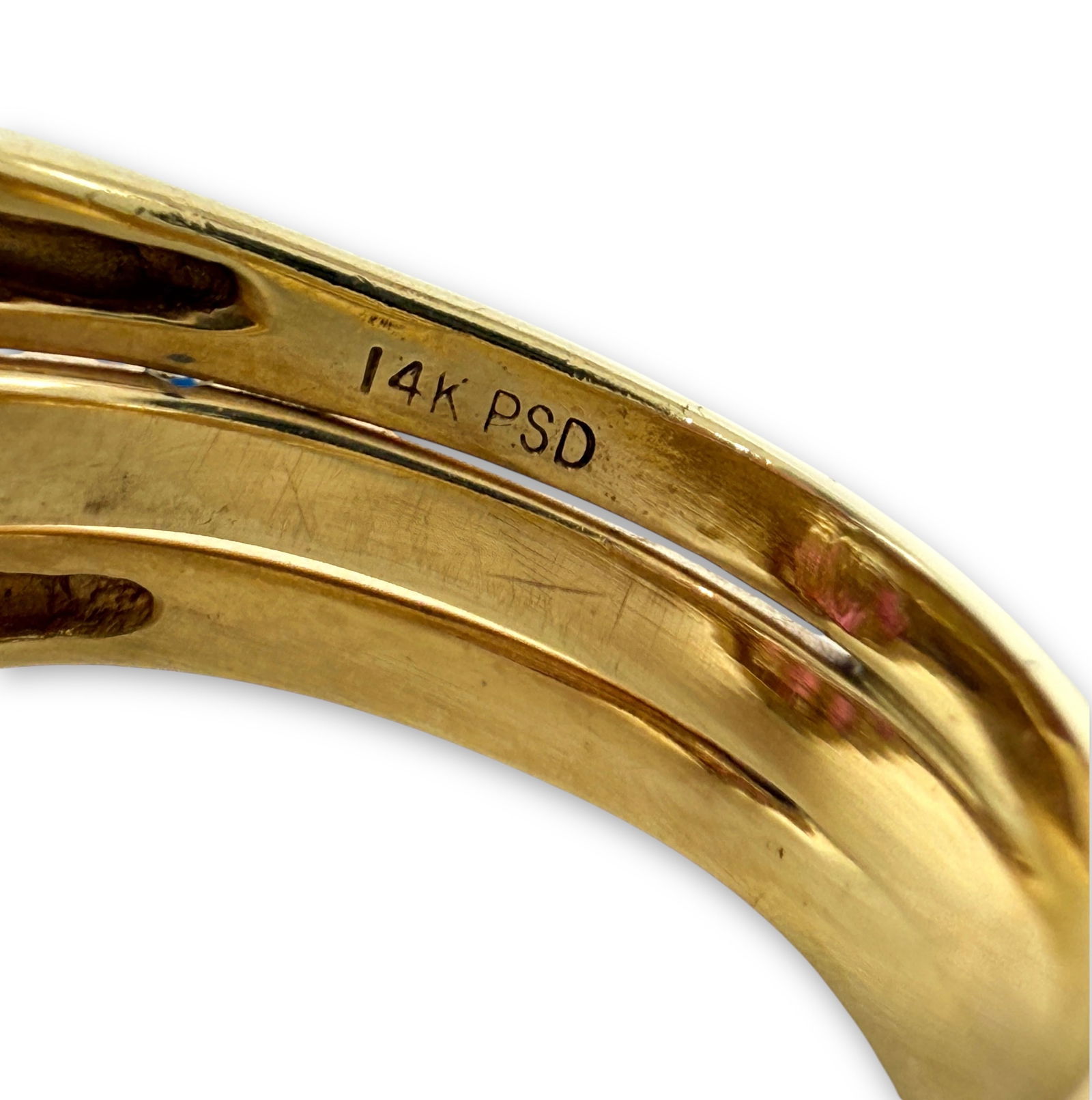 .5ct Diamond & Ruby Ring Set in 14k Gold - 3