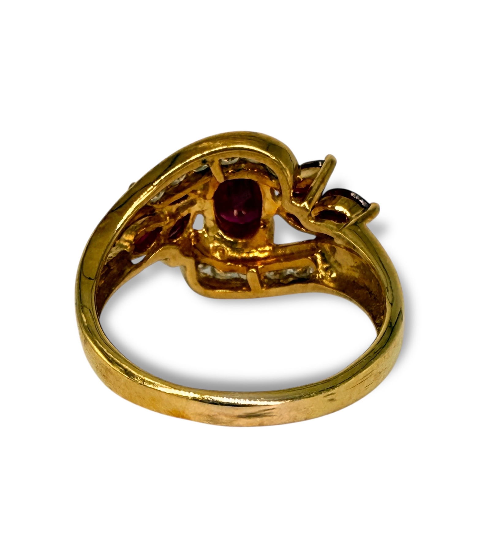 7.84CTTW Ruby Ring Set in 18K Gold - 2