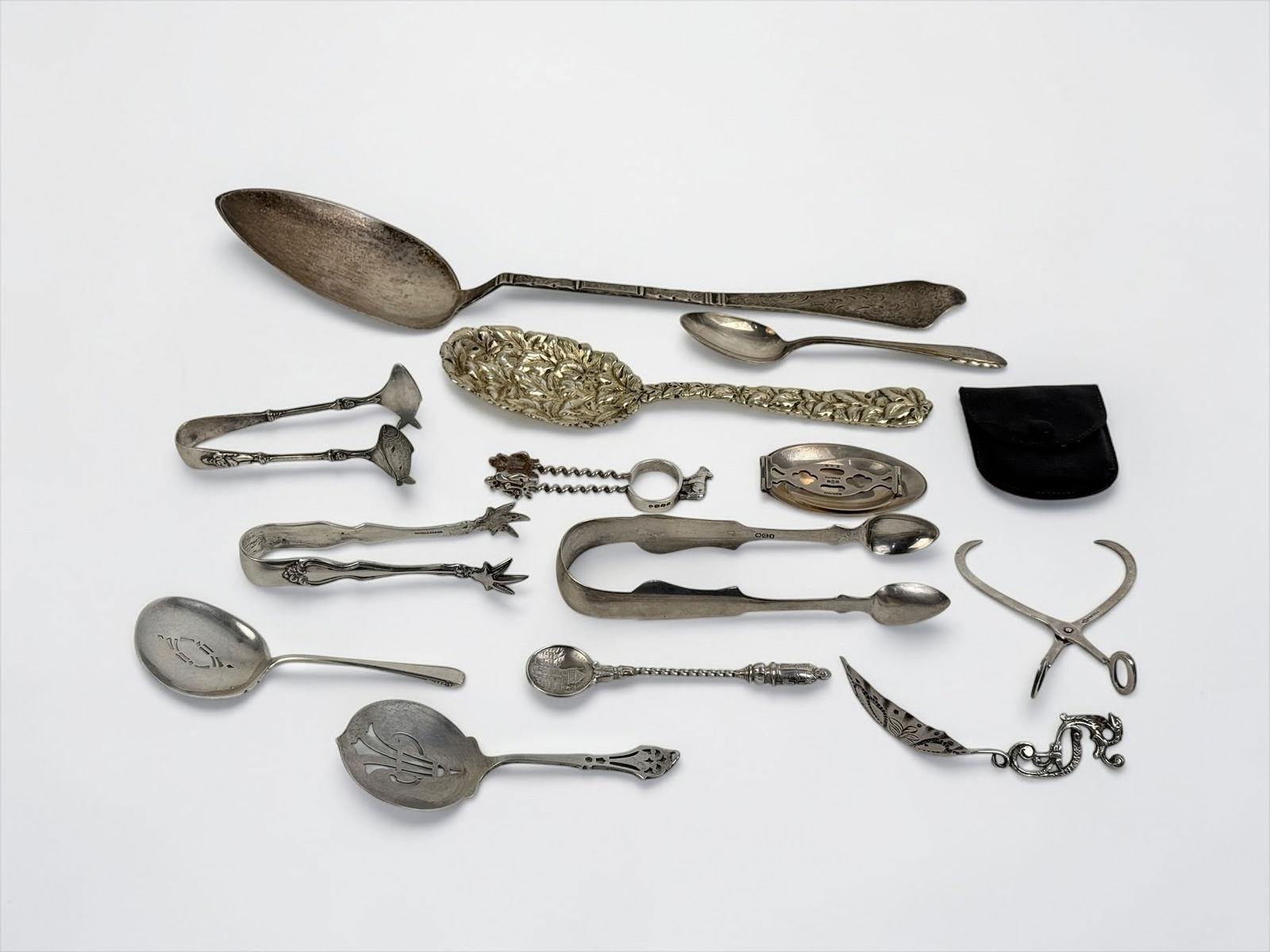 Group of Silver Serving Utensils (1 of 12)