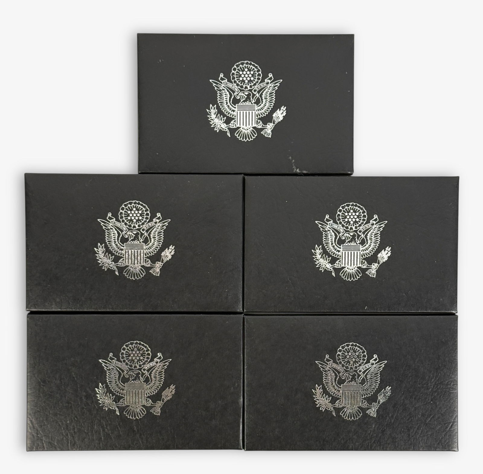 (5) 1998 US Mint Silver Proof Sets: In original boxes. Condition: See images for details. 