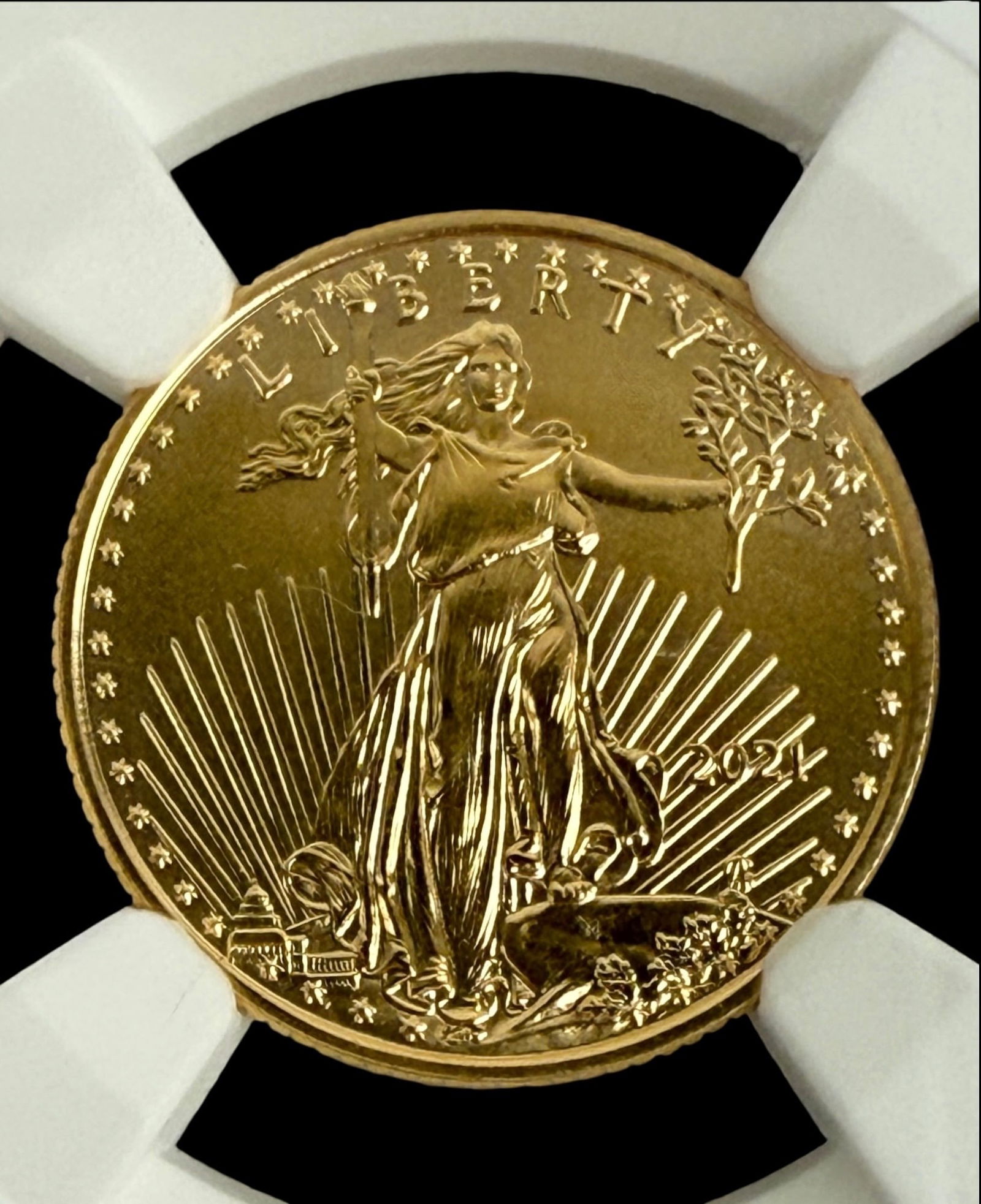 (5) 2021 $5 Eagle NGC MS70 (C) - 4