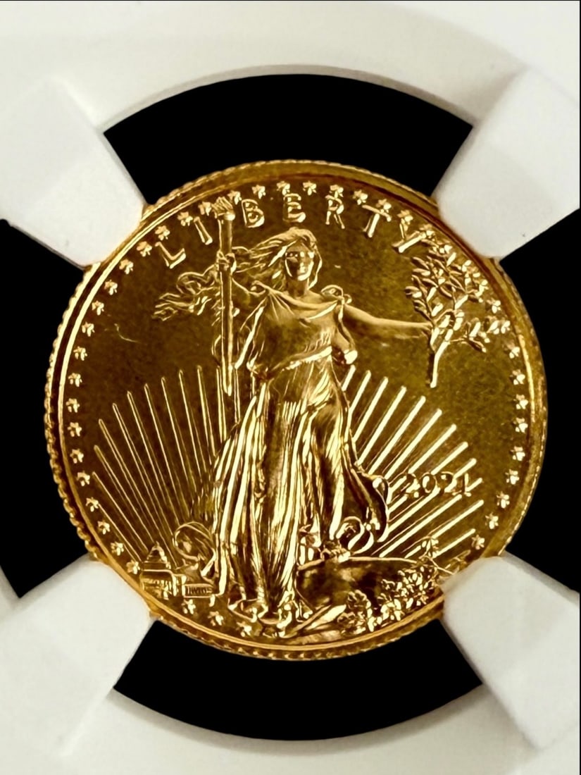 (5) 2021 $5 Eagle NGC MS70 (D) - 3