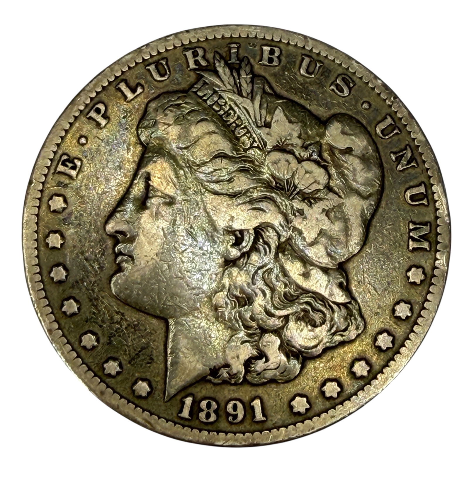 1891 Carson City Morgan Silver Dollar: Condition: See images for details. 