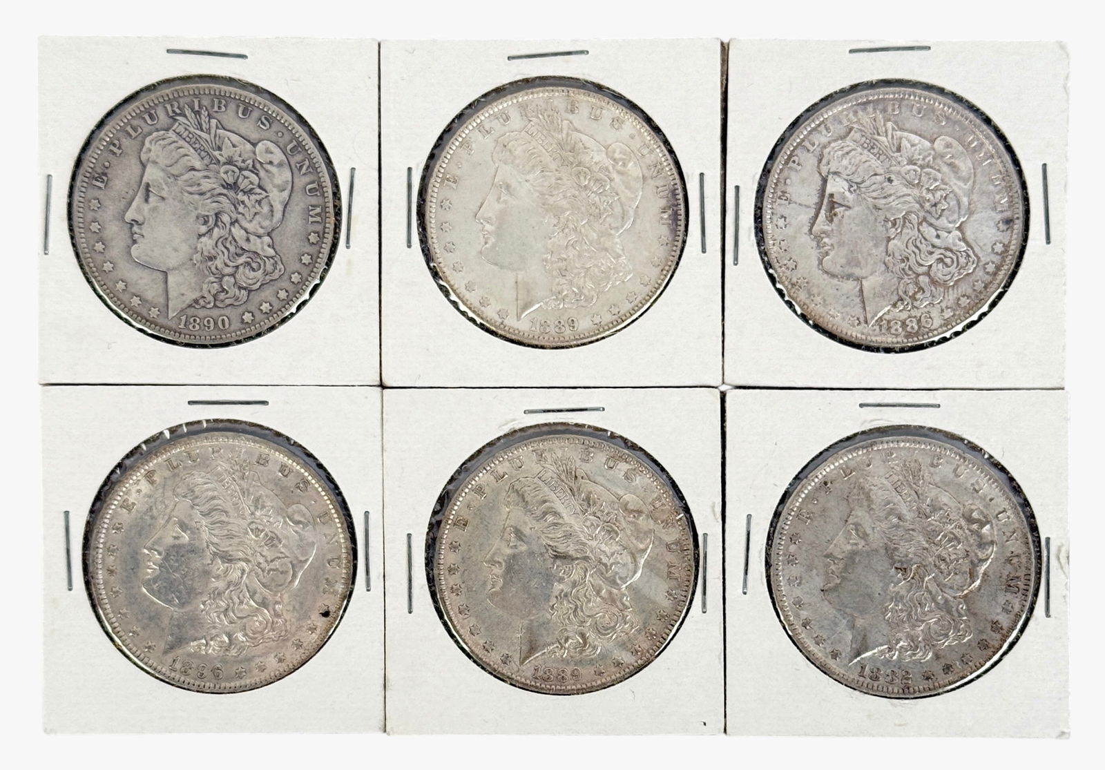 (6) Assorted Morgan Dollars (1 of 2)