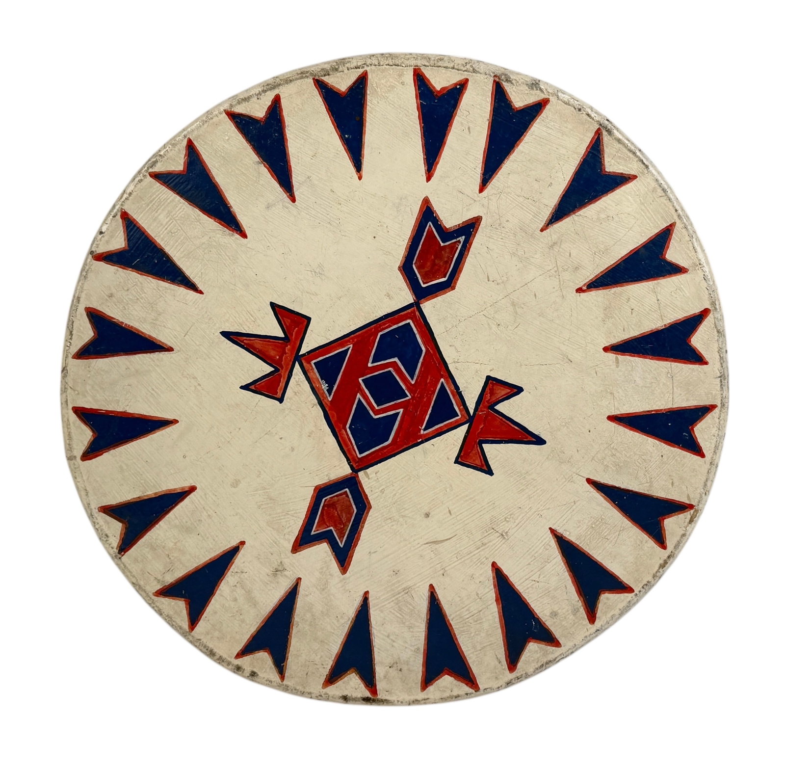 Sioux Rawhide Painted Drum - 3