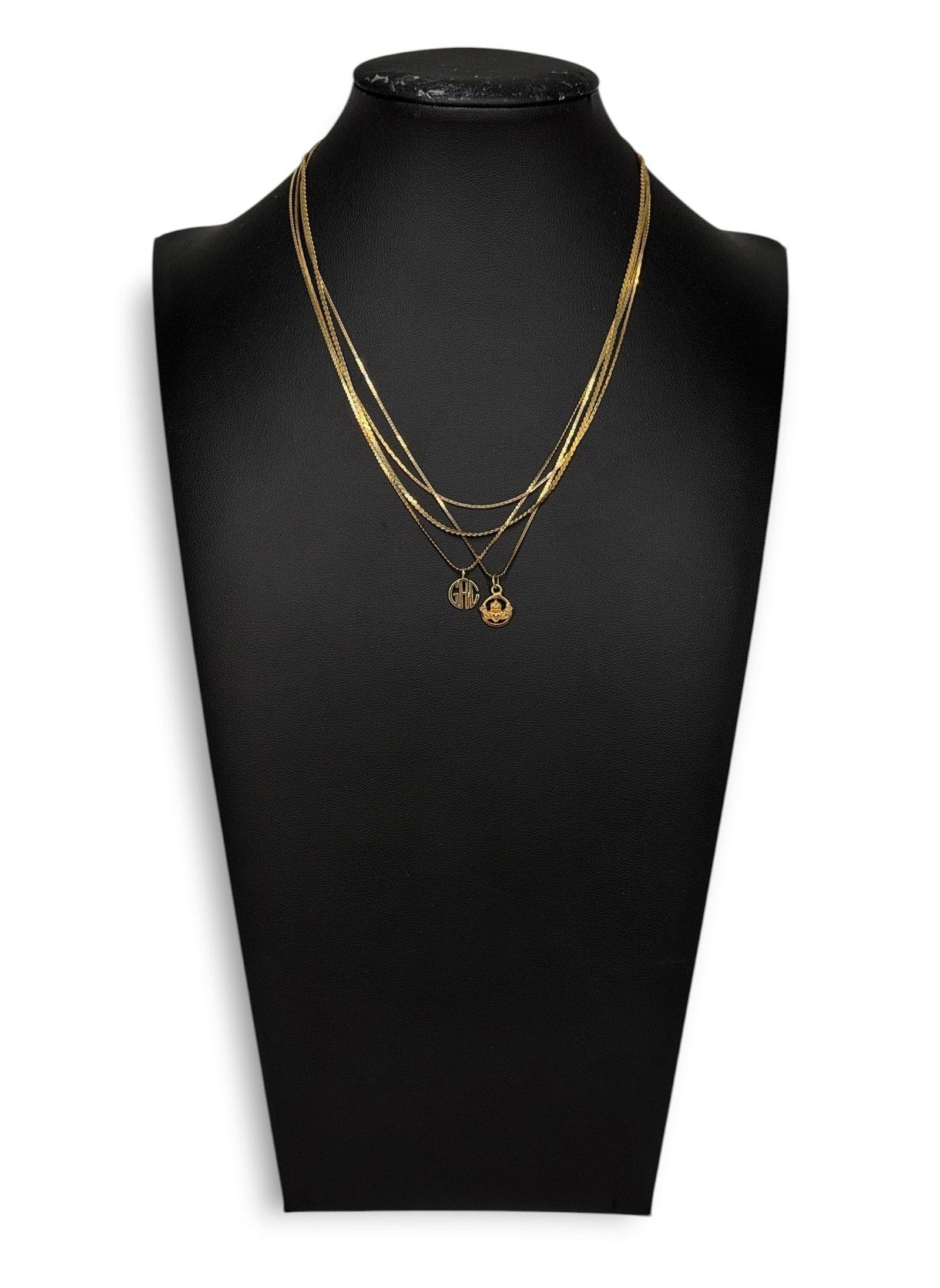 (3) 14K Gold Chains & 12K Gold-Filled Chain - 6