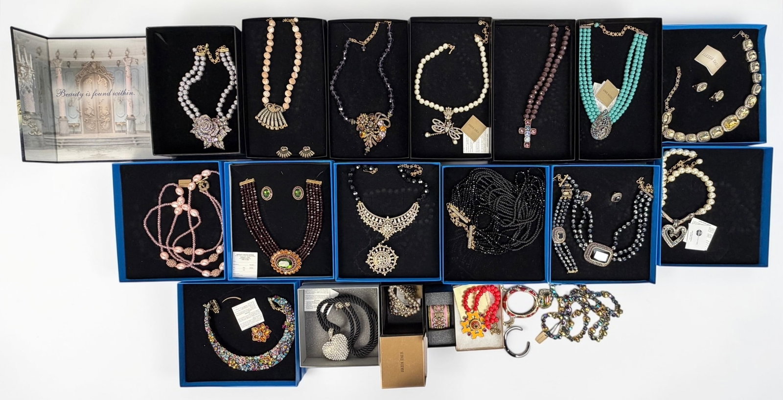 Group of Heidi Daus Costume Jewelry: See images for details. 