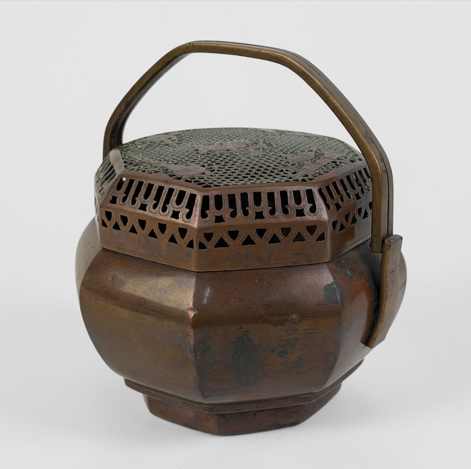 Antique Chinese Copper Handwarmer (1 of 5)