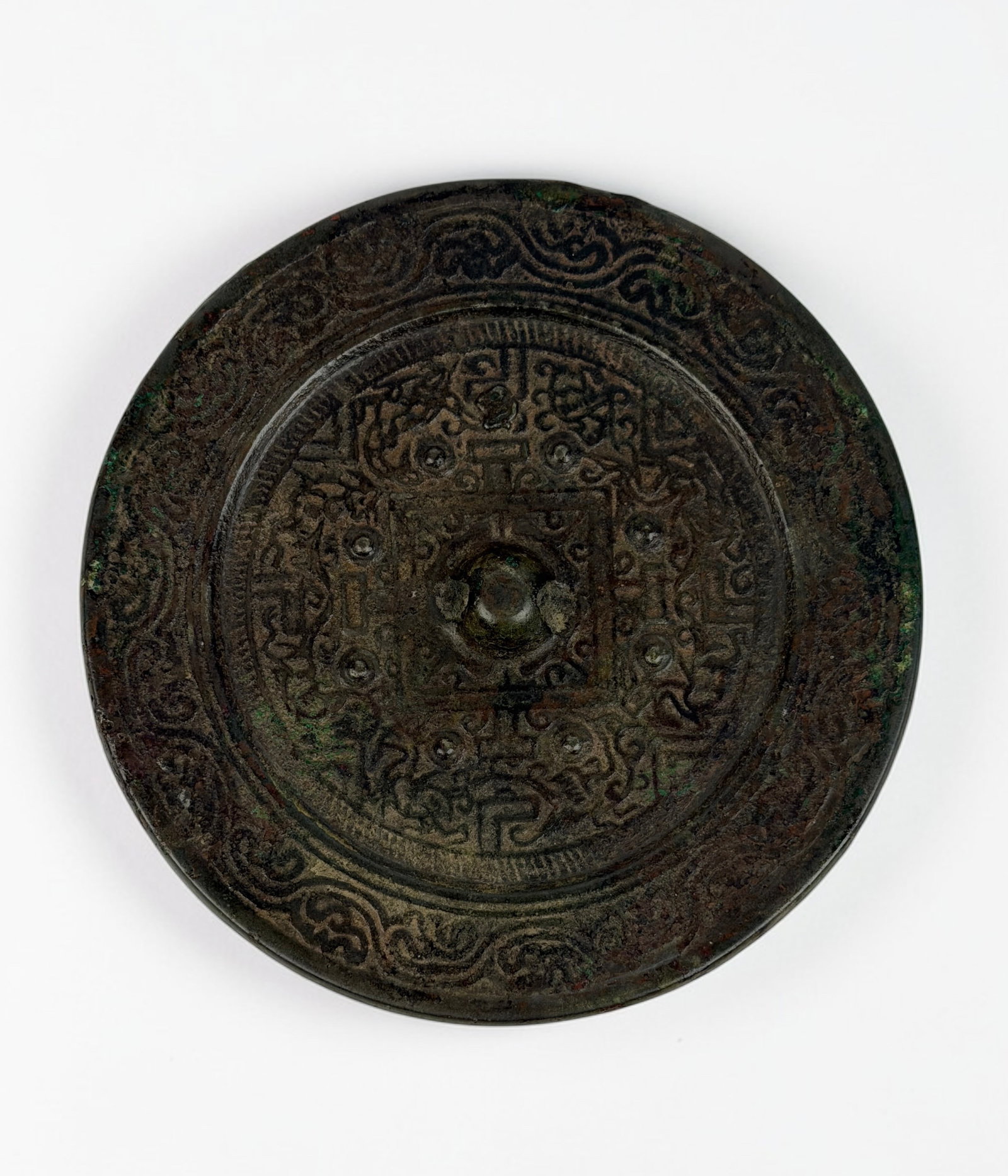 Chinese Song Dynasty Bronze Mirror (1 of 3)