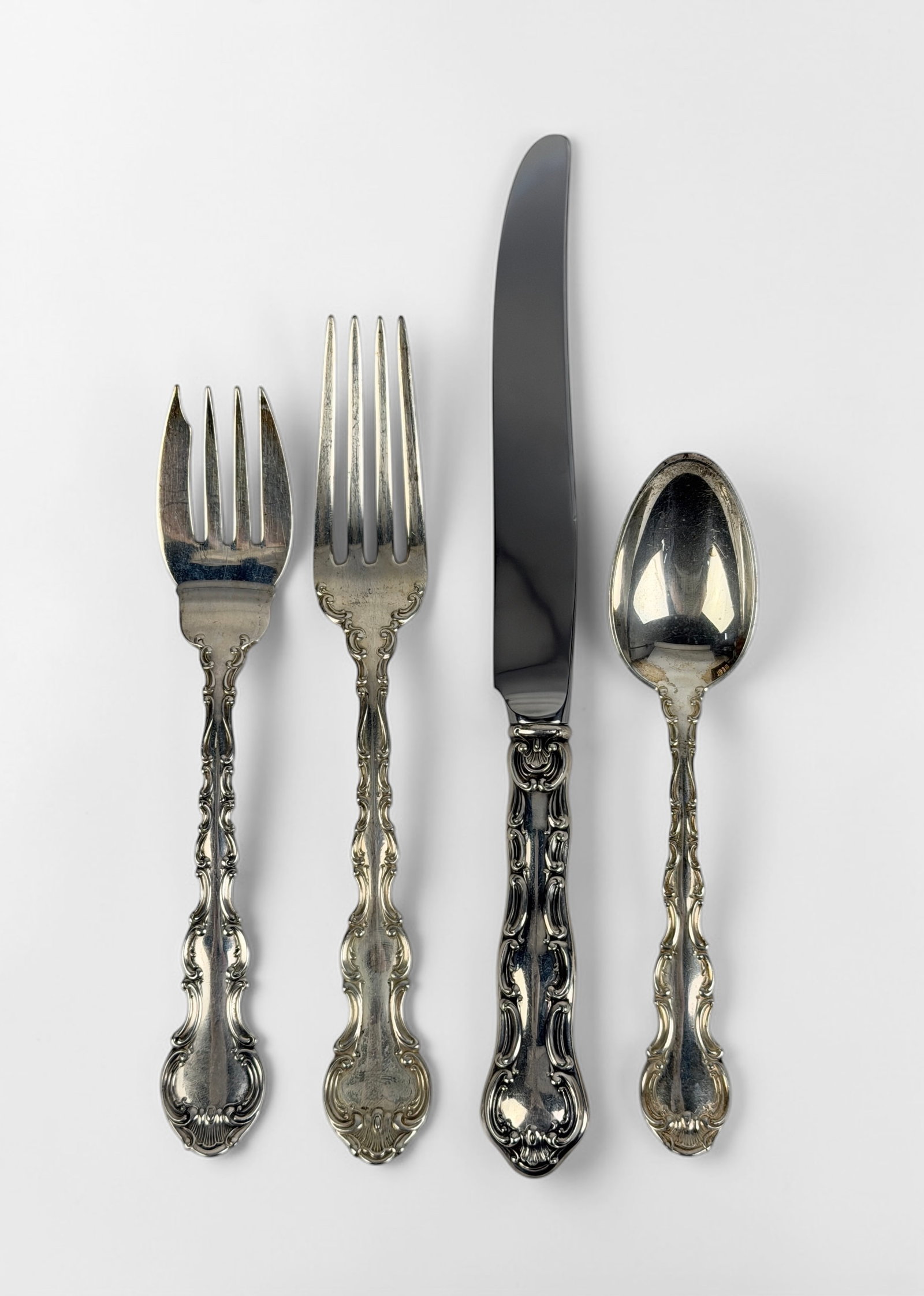 (42pc) Gorham Strasbourg Sterling Silver Set (1 of 4)