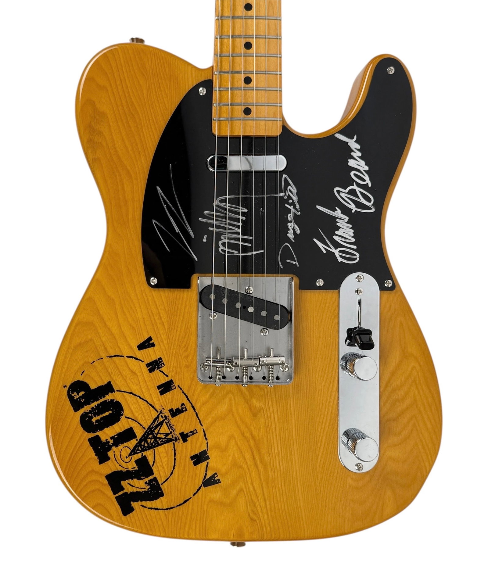 Signed Fernandes "ZZ Top Antenna" TE-1 Model Electric Guitar (1 of 9)