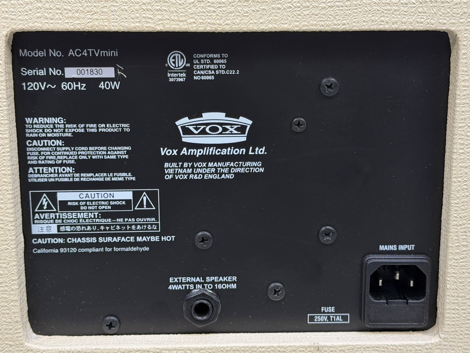 (2) Vox Mini Amplifiers - 4