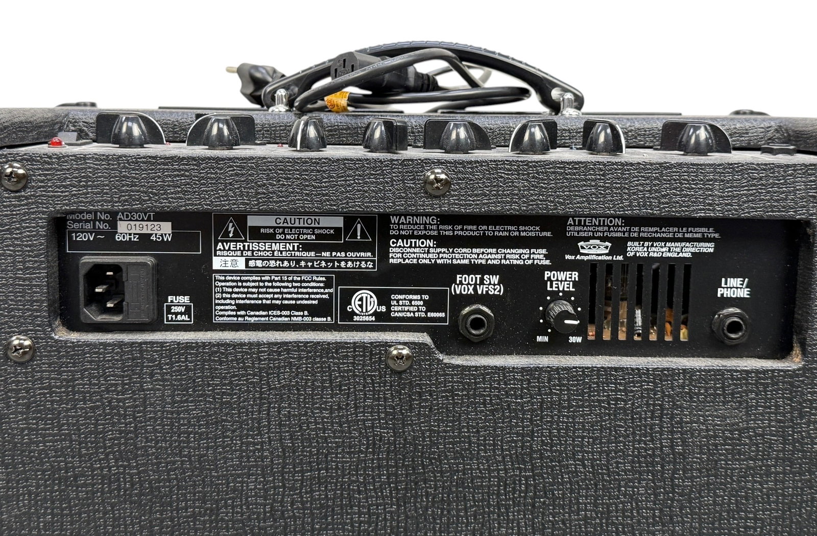 VOX AD30VT Combo Amp - 4