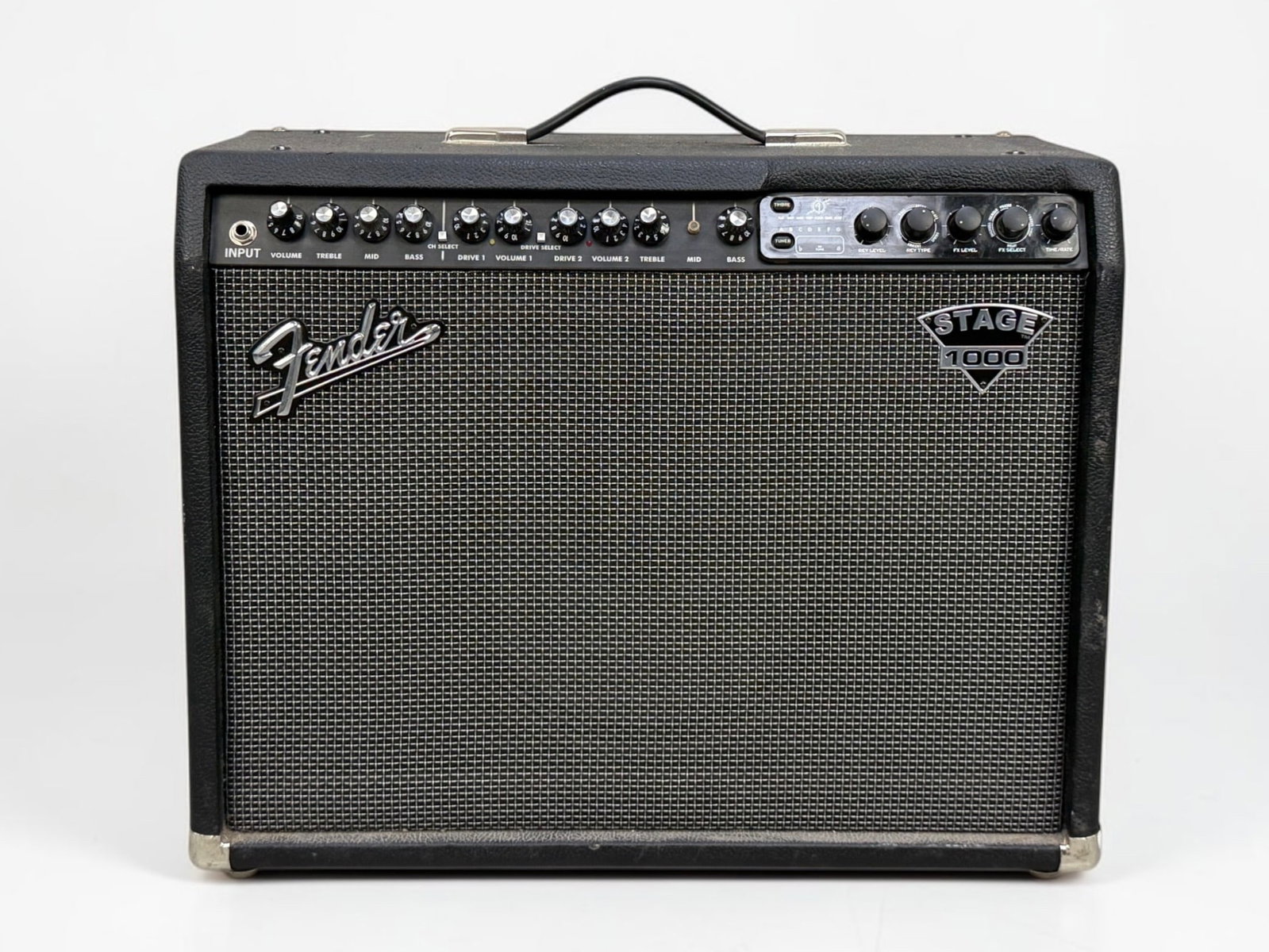 Fender Stage 1000 1x12 Combo Amp: Dimensions: 18" x 22" x 10" Condition: The items are verified as working by the consignor, not tested in-house. See images for details. 