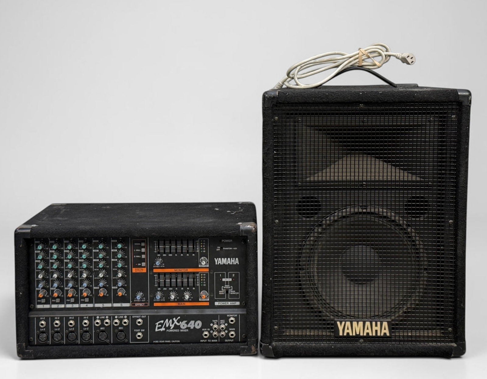 Yamaha Powered Mixer EMX640 and Speaker (1 of 6)