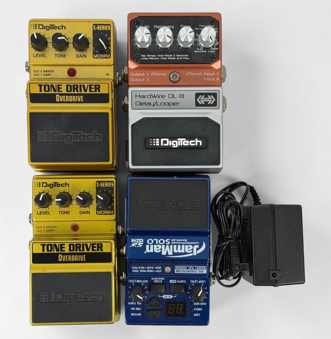 Group of Digitech Guitar Pedals (1 of 3)