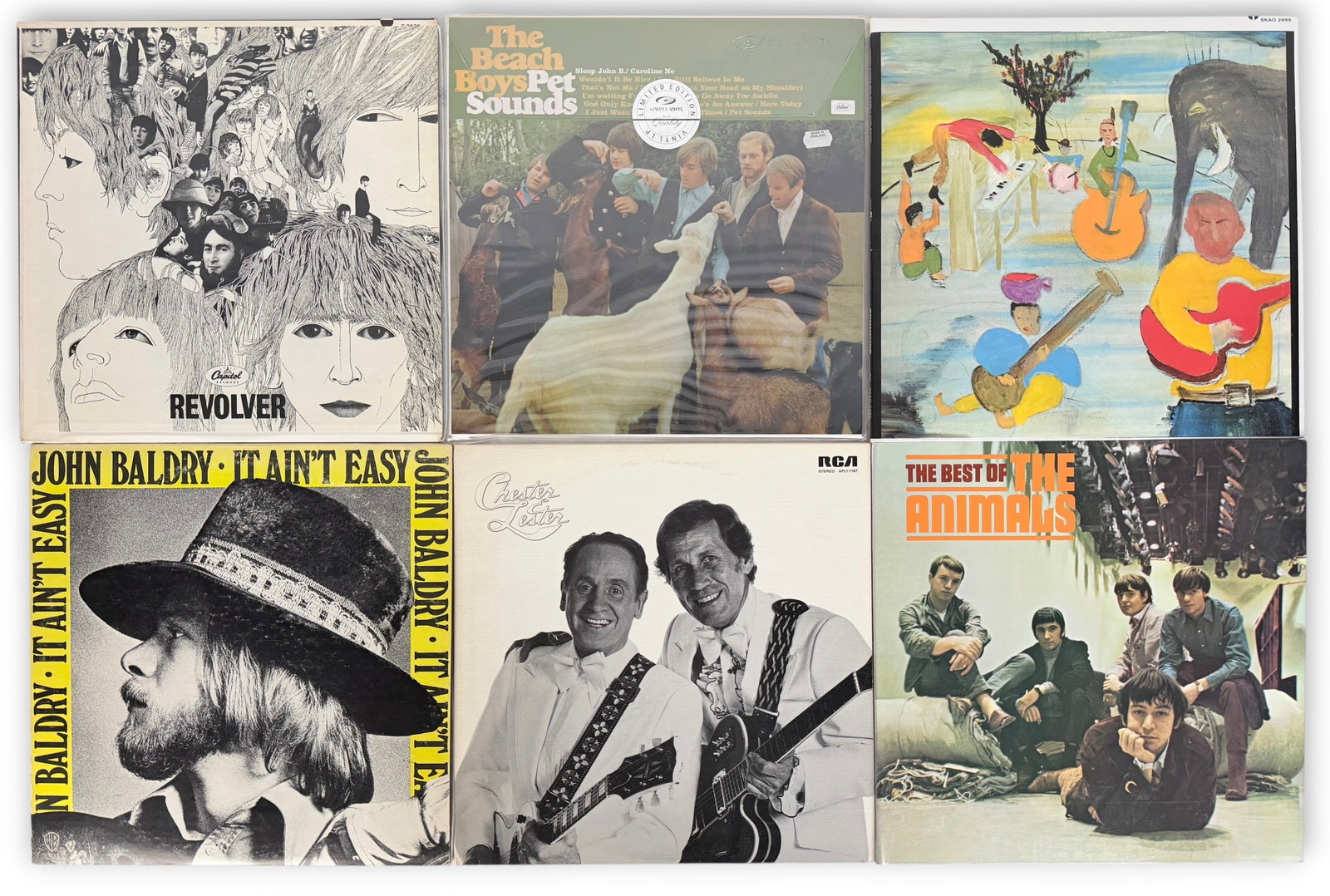 Group of (87) Vinyls J: Dimensions: Approx. 12" x 12" Condition: See images for details. 