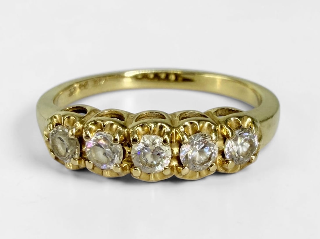 14K Diamond Ladies Ring (1 of 4)