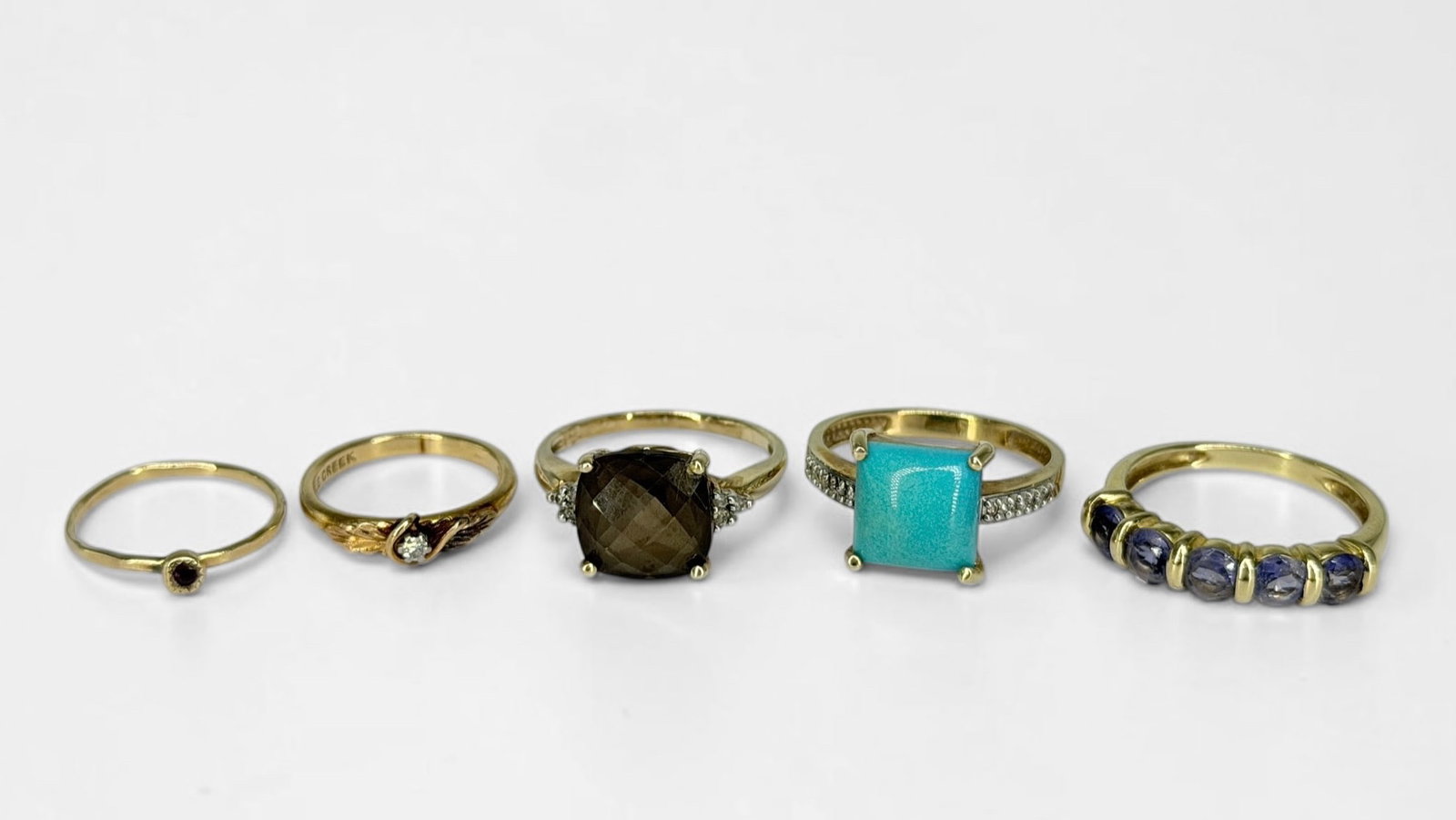 (5) 14K Gold Ladies Rings (1 of 6)