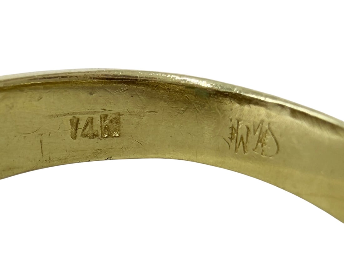 14K Yellow Gold Ring - 4