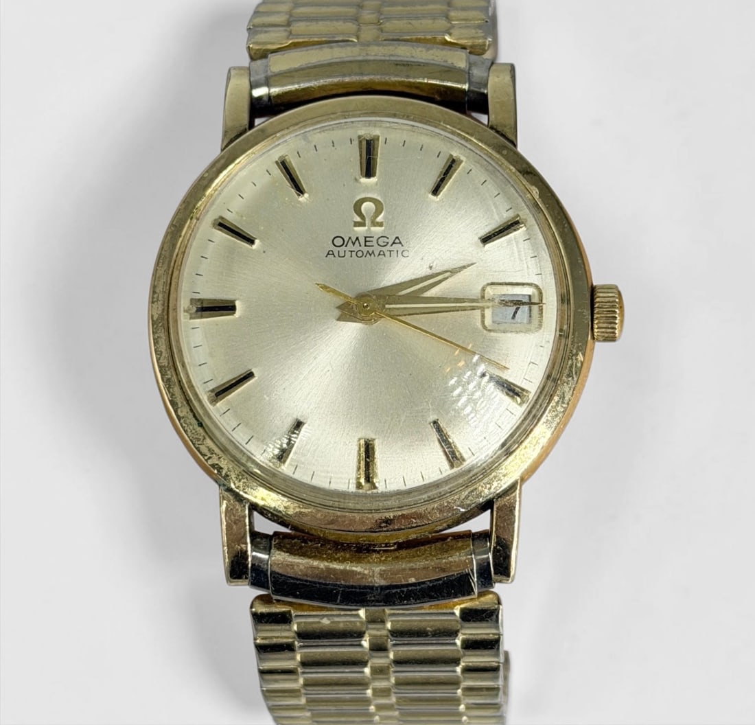Omega Gold Filled Automatic Date Wrist Watch (1 of 4)