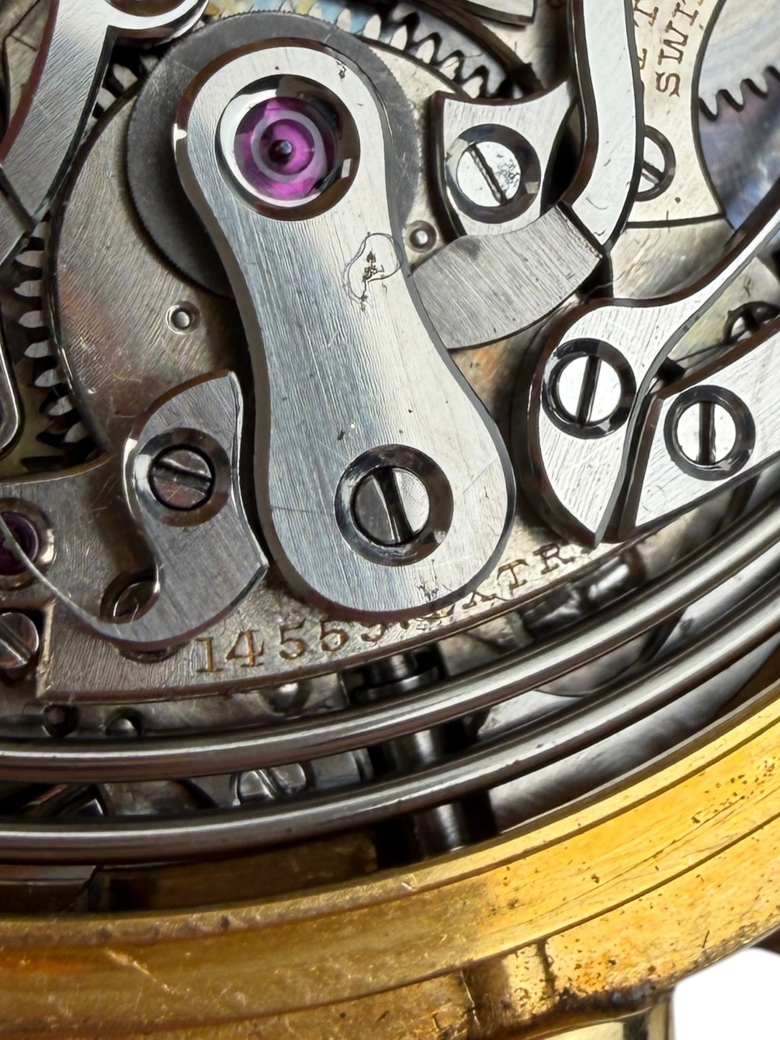 18K Tiffany & Co Touchon Split-Seconds Minute Repeater Pocket Watch - 9