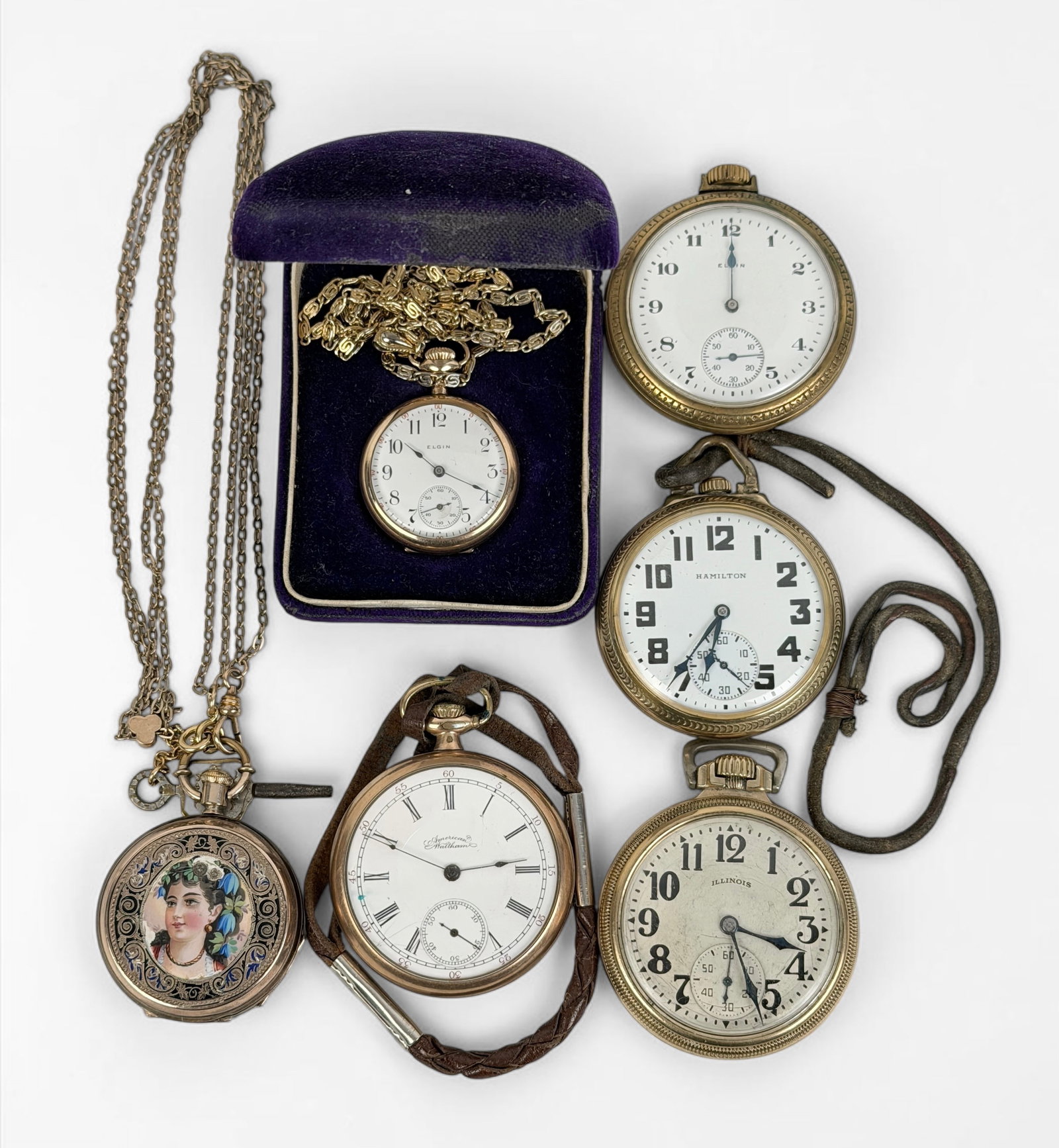 (5) Vintage Pocket Watches (1 of 5)