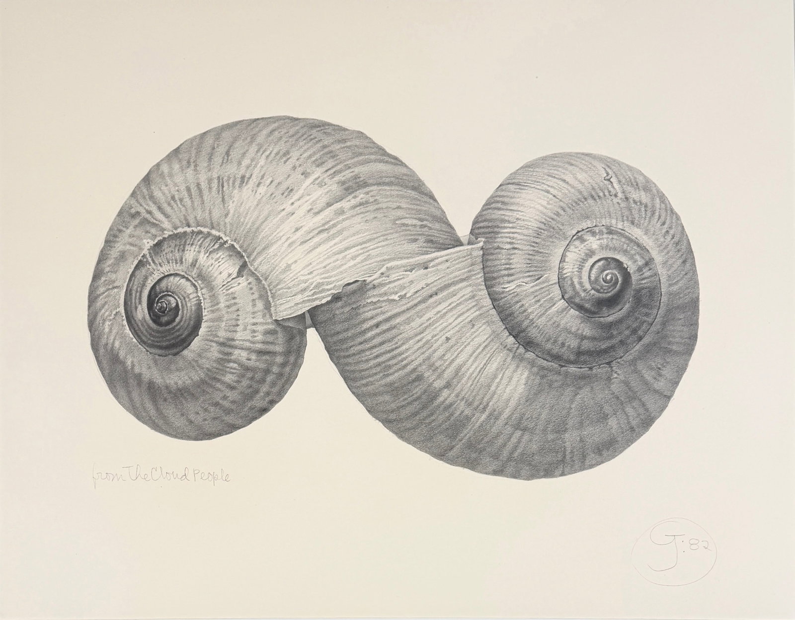 Gendron Jensen “From the Cloud People" Graphite on Paper (1 of 5)