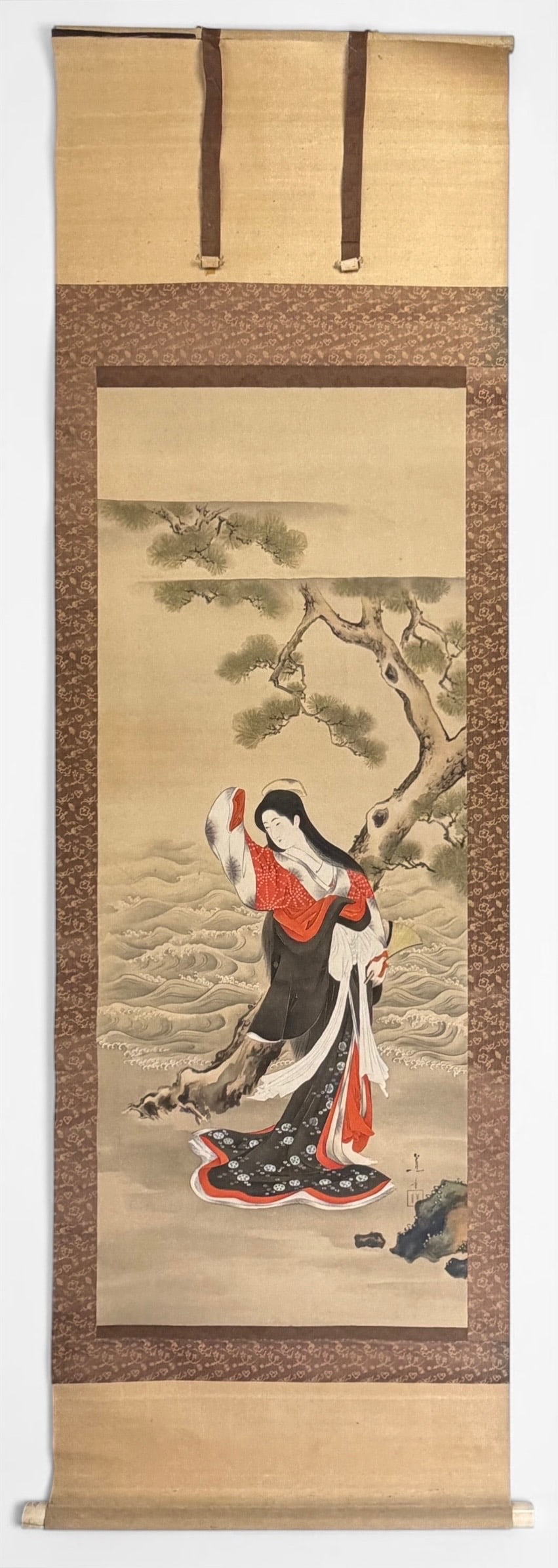 Japanese Watercolor Kakemono Scroll (1 of 7)