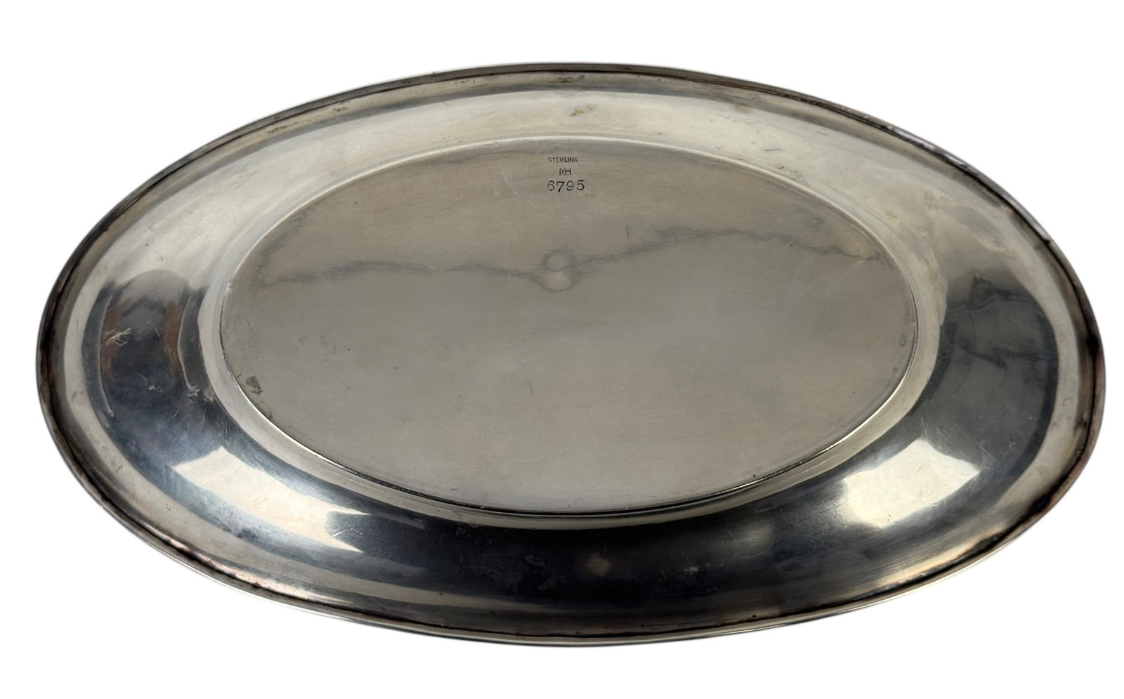 Sterling Silver Oval Serving Dish - 2