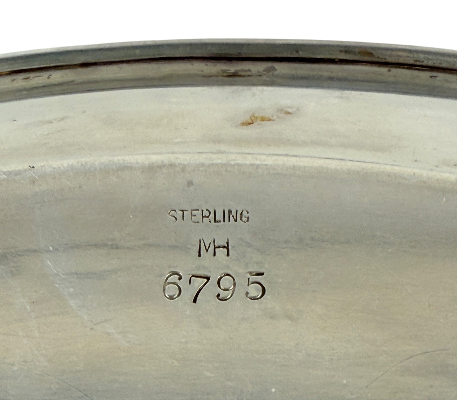 Sterling Silver Oval Serving Dish - 3