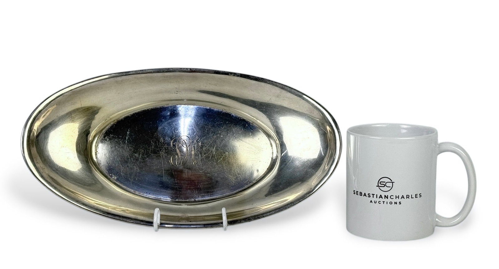 Sterling Silver Oval Serving Dish - 4