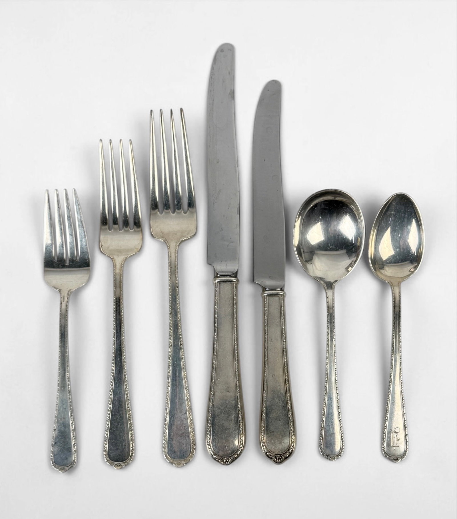(84pc) International Pine Tree Sterling Flatware Set (1 of 7)