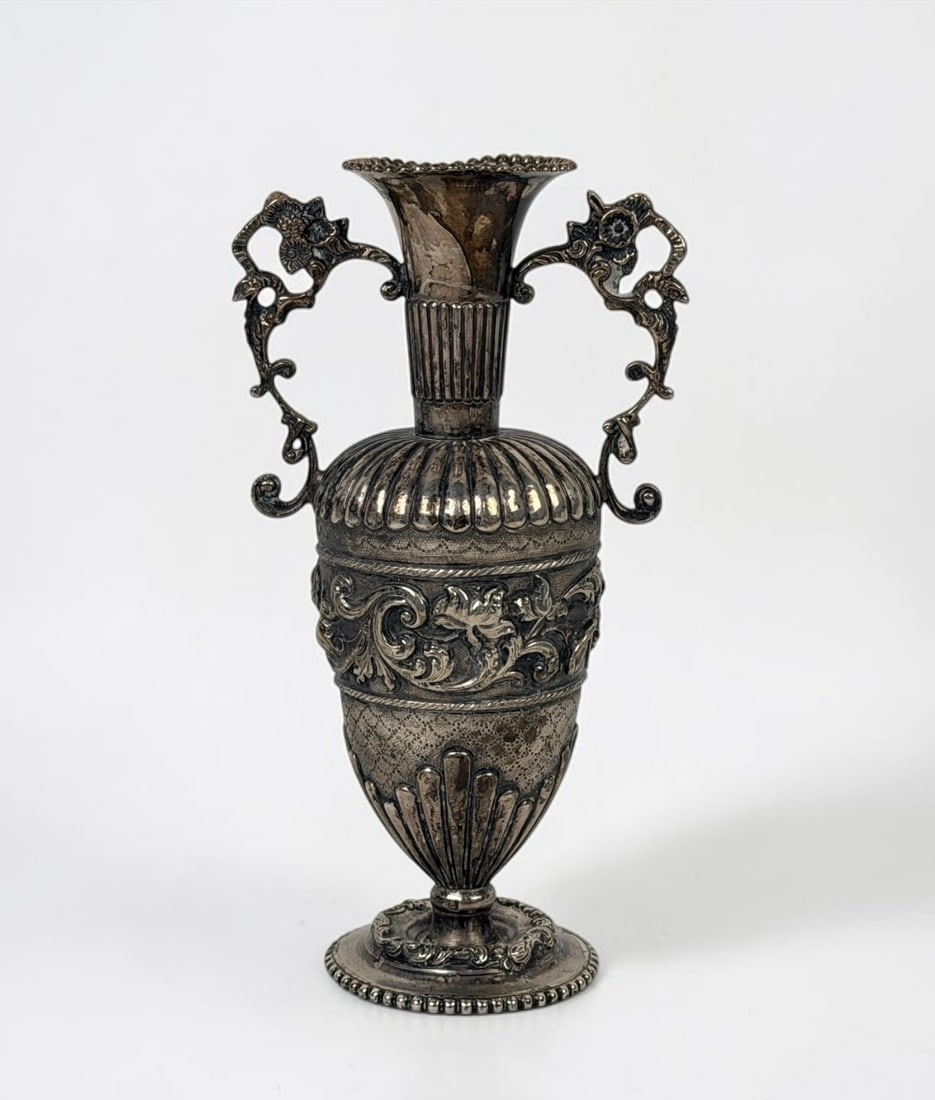 Antique English Silver Vase (1 of 3)