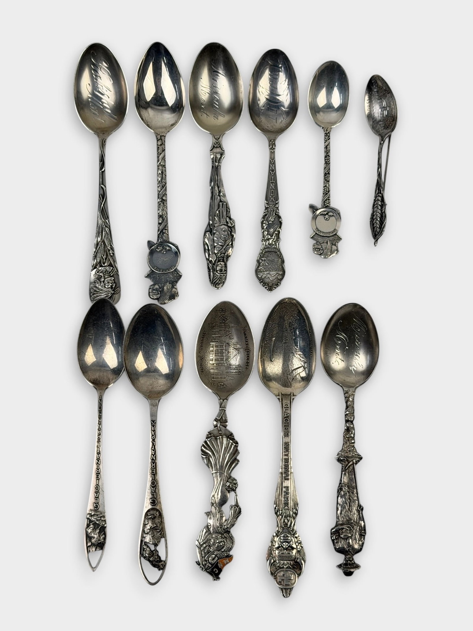 Sterling Silver Montana State Collectible Spoons (1 of 3)
