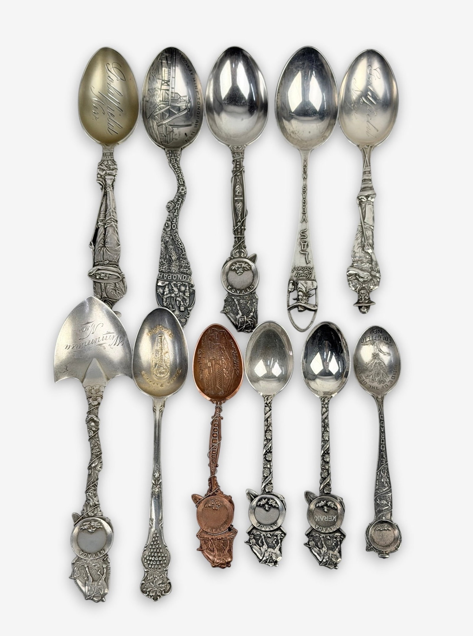 Sterling Silver Nevada State Collectible Spoons (1 of 3)