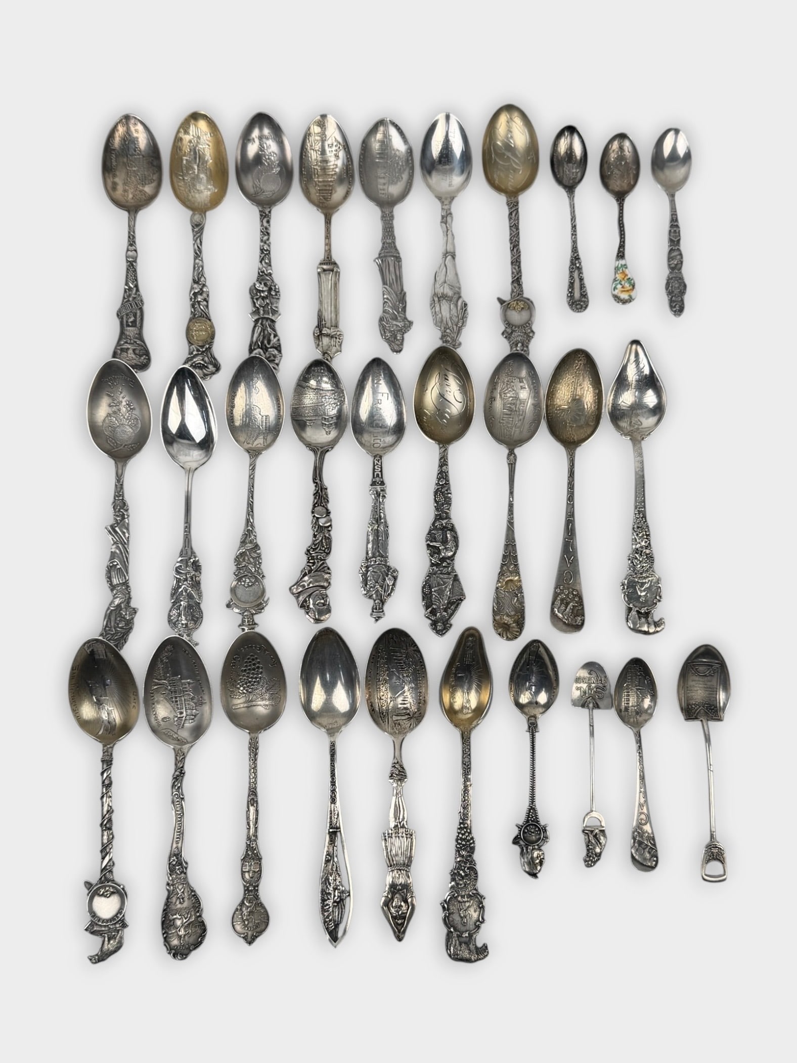 Sterling Silver California State Collectible Spoons (1 of 4)