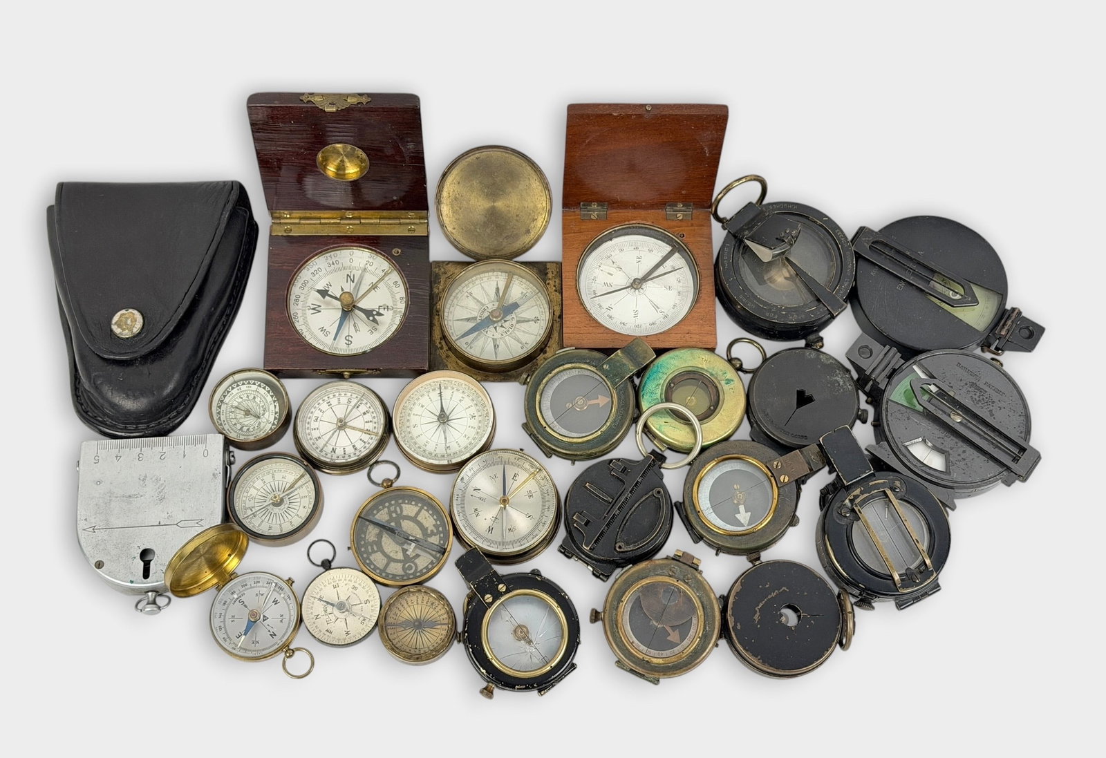 Group of (25) WWI Military Compasses (I) (1 of 8)