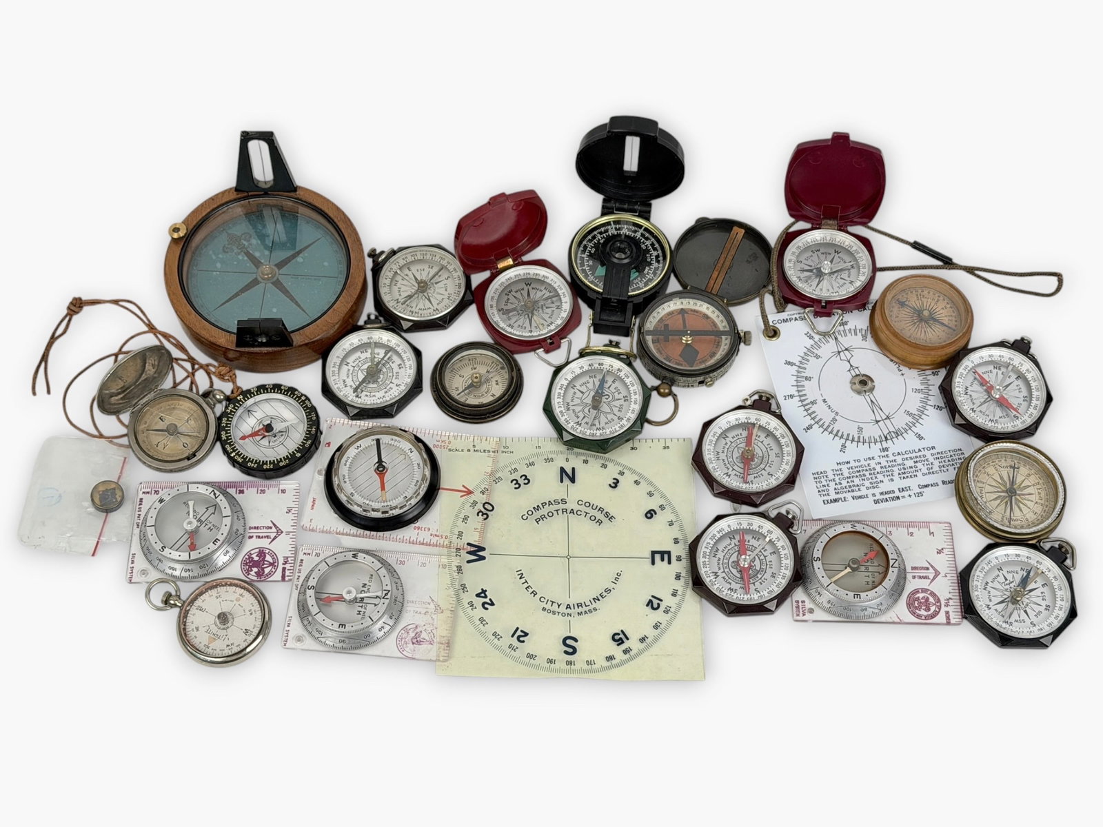 Group of (25) Various Compasses (N) (1 of 5)
