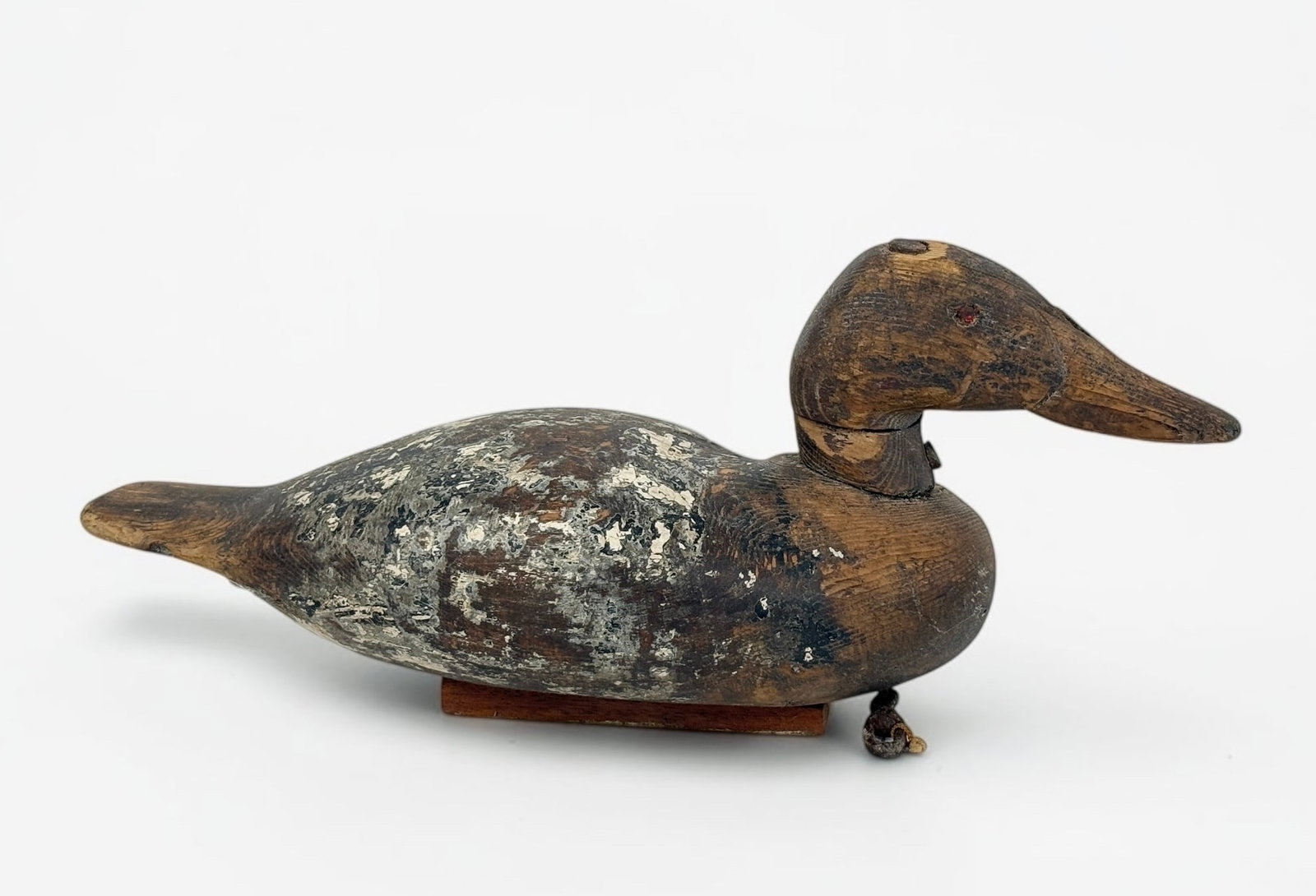 Bill Dodge Antique Wood-Carved Duck Decoy (1 of 5)