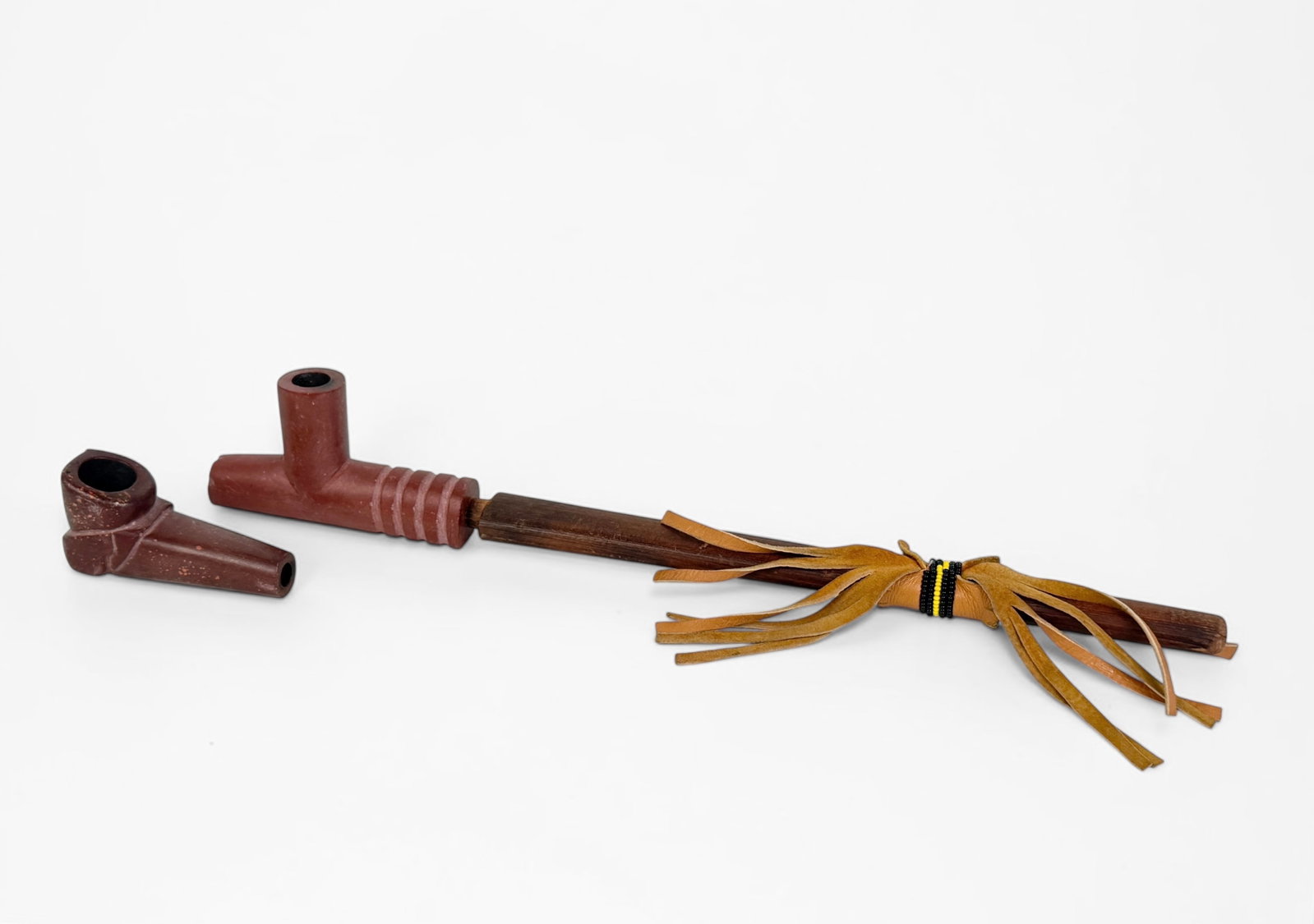 Vintage Native American Ceremonial Peace Pipe (1 of 4)