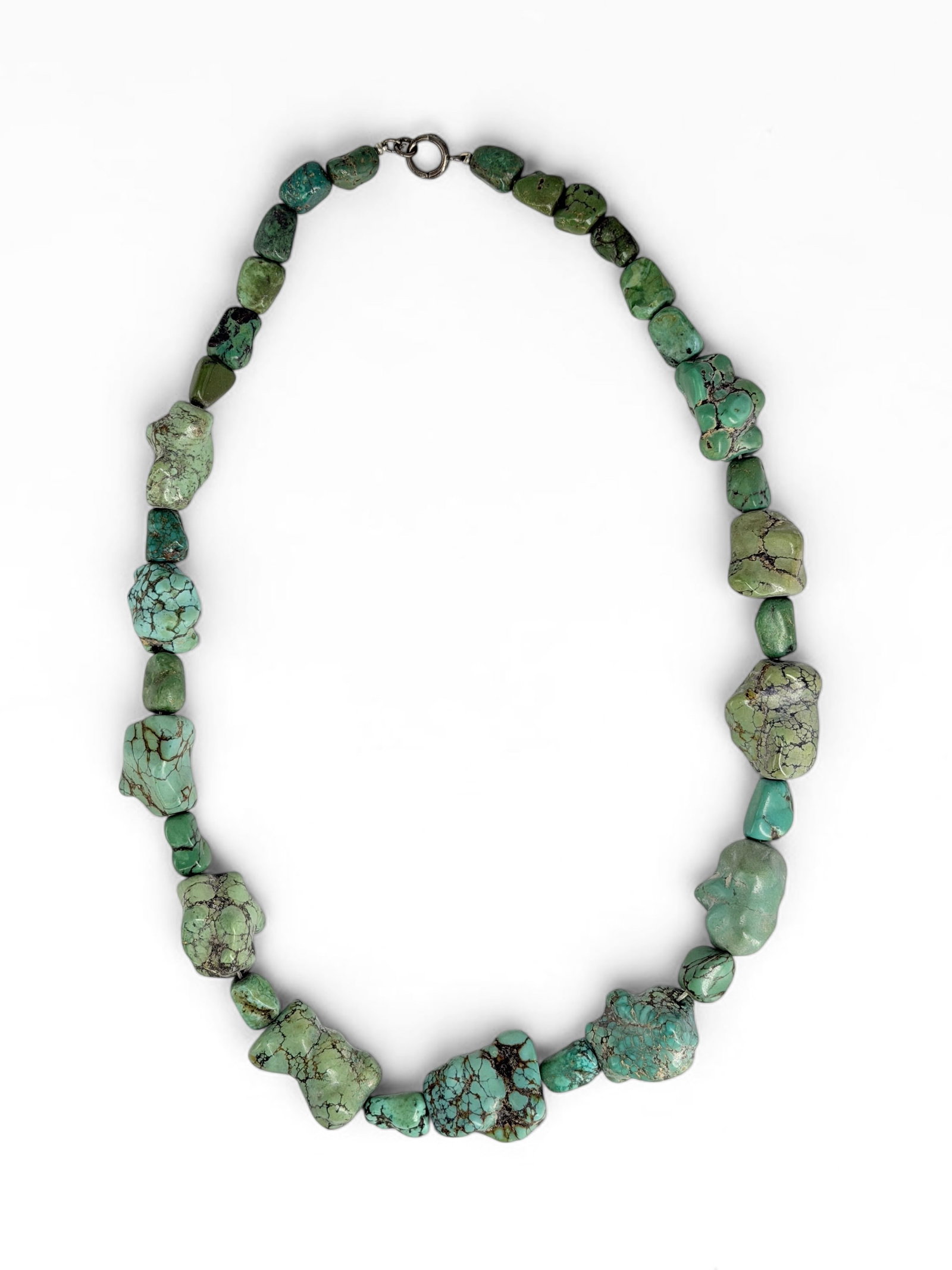 Turquoise Necklace W/ Sterling Clasp (1 of 3)