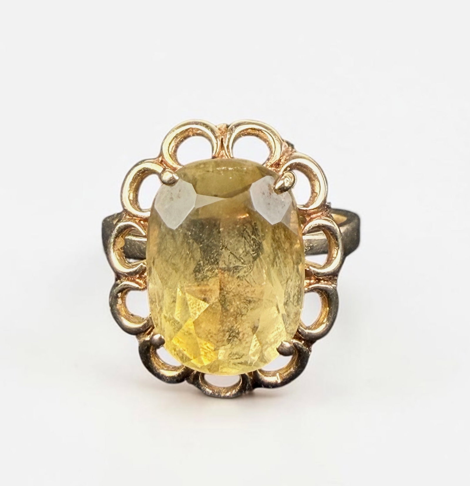 18K Yellow Gold & Citrine Ring (1 of 5)