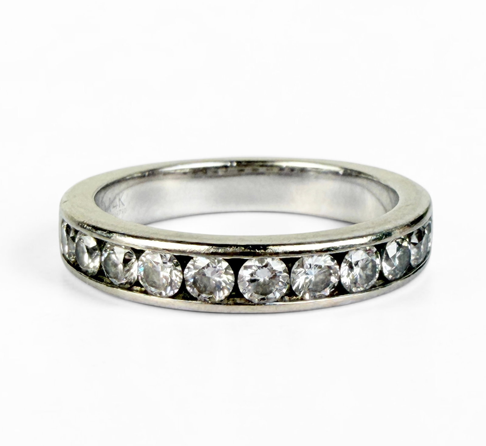 14K White Gold & Diamond Anniversary Band (1 of 5)
