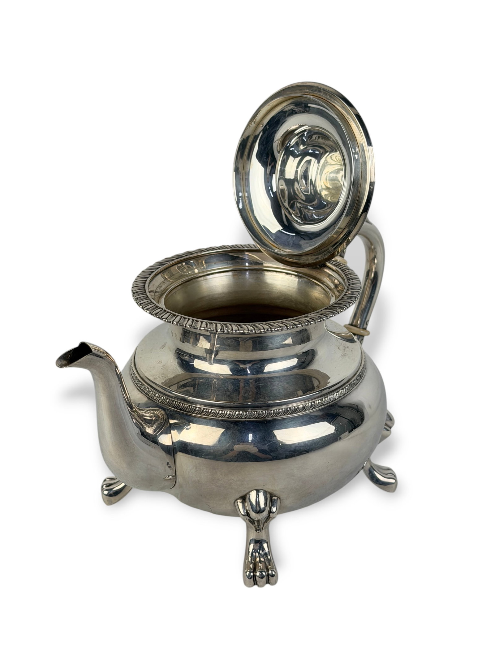 Chinese .950 Silver Teapot - 2