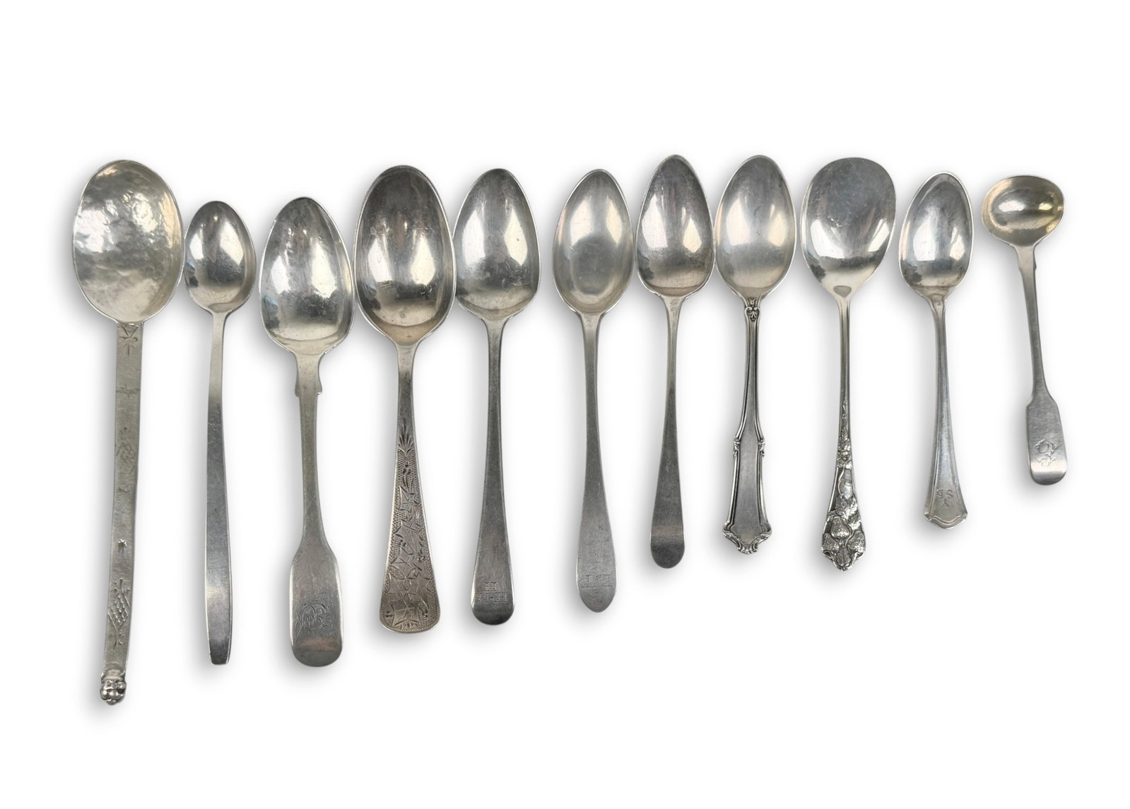 (22) Various Sterling Silver Spoons - 3