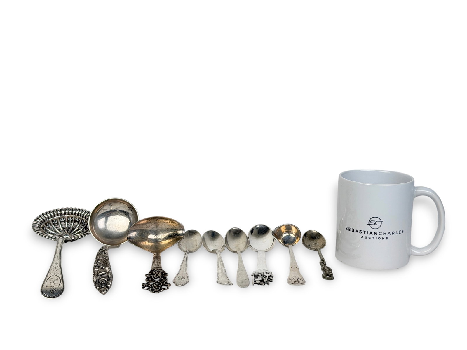 (9) .800/.830 Silver Spoons - 6